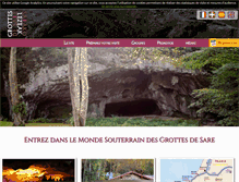 Tablet Screenshot of grottesdesare.fr